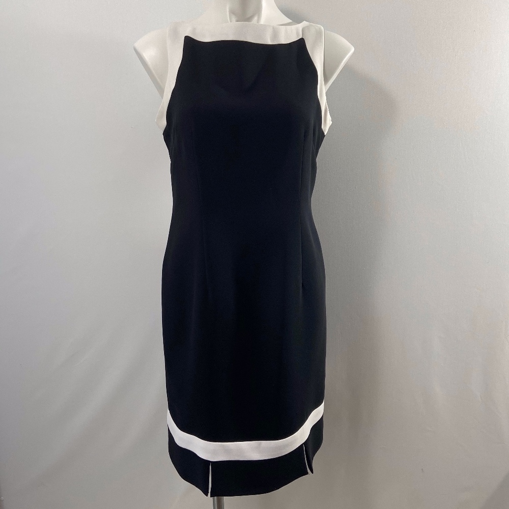 Amanda Smith Black and White Career Dress Sz 10
